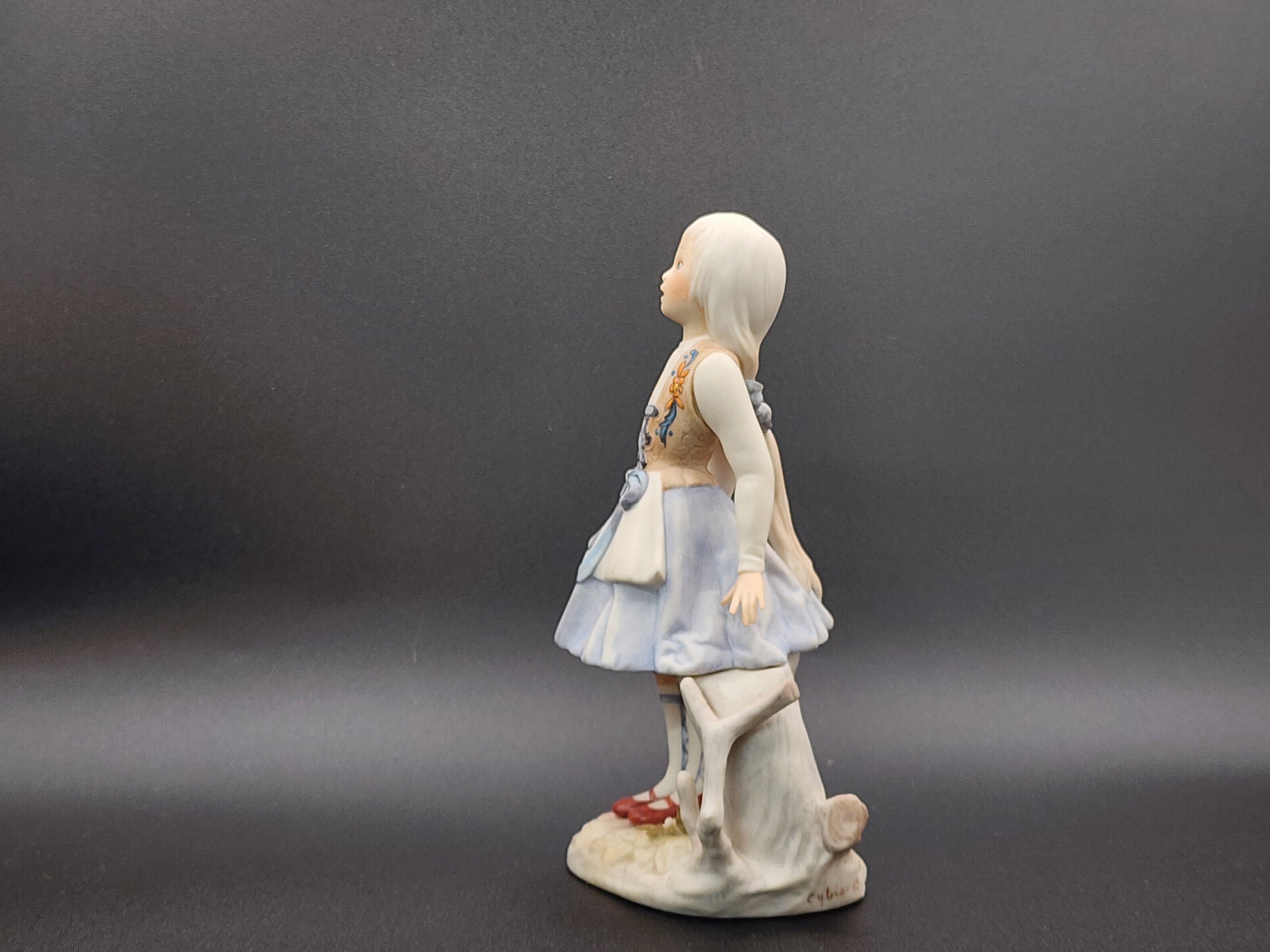 Vintage Gretel Grimm's Fairy Tale, 1974 Figurine By Cybis