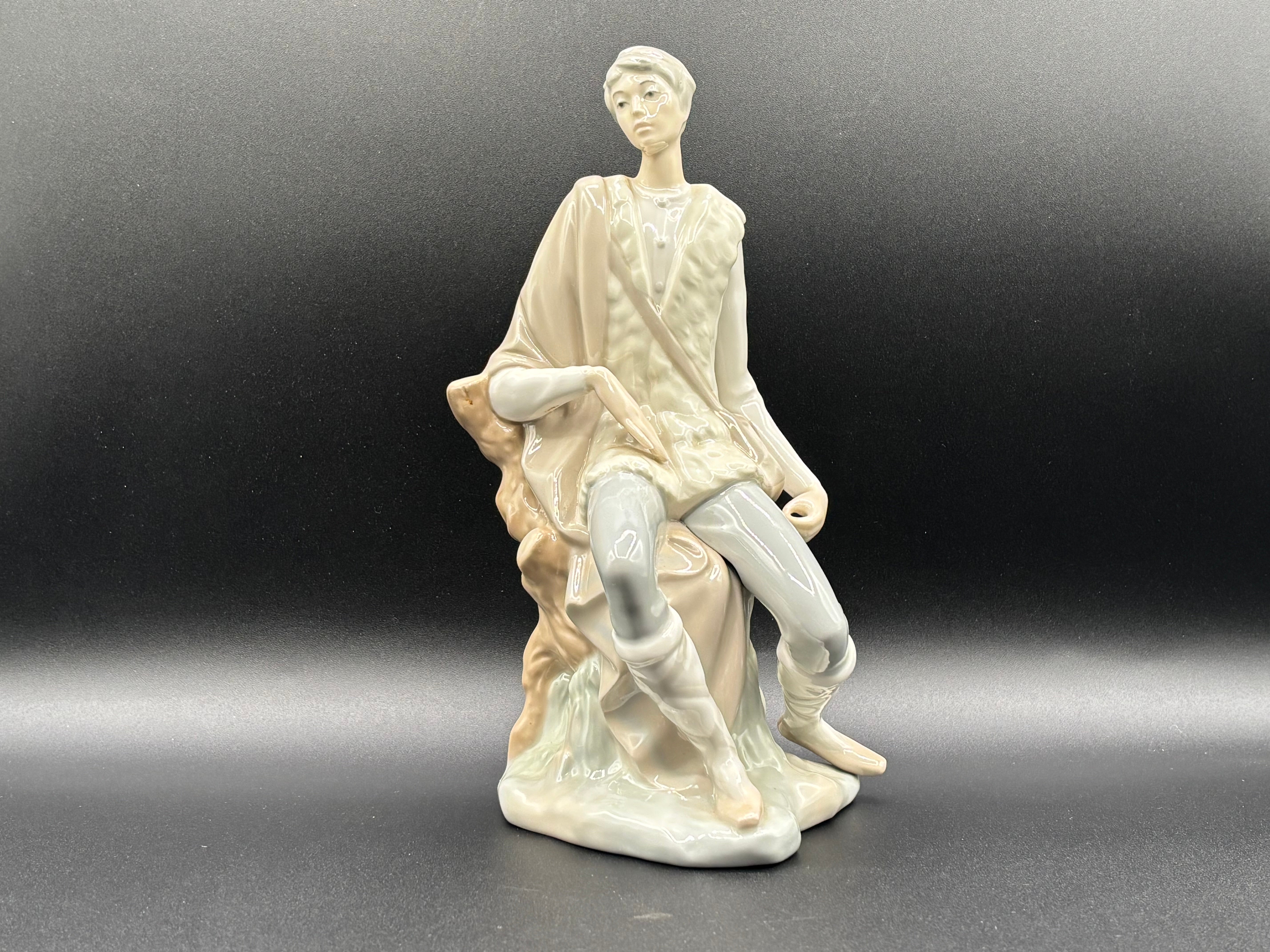 Llardro, 10 Inch New Shepard Boy, 4577 Porcelain Figurine, 1983 Retired
