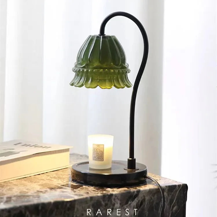 Candle Warmer Lamp with Timer and Dimmer, with 2 Bulbs