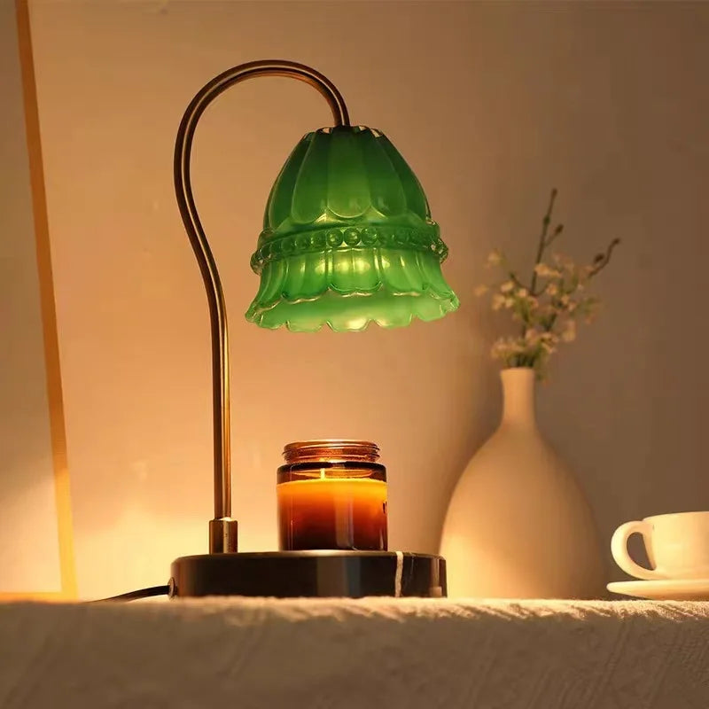 Candle Warmer Lamp with Timer and Dimmer, with 2 Bulbs