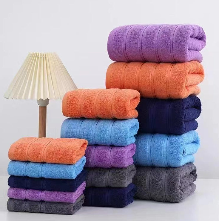 Highly Absorbent, Fade Resistant, 100% Cotton Bath Towel Set. Perfect Use For Any Bathroom