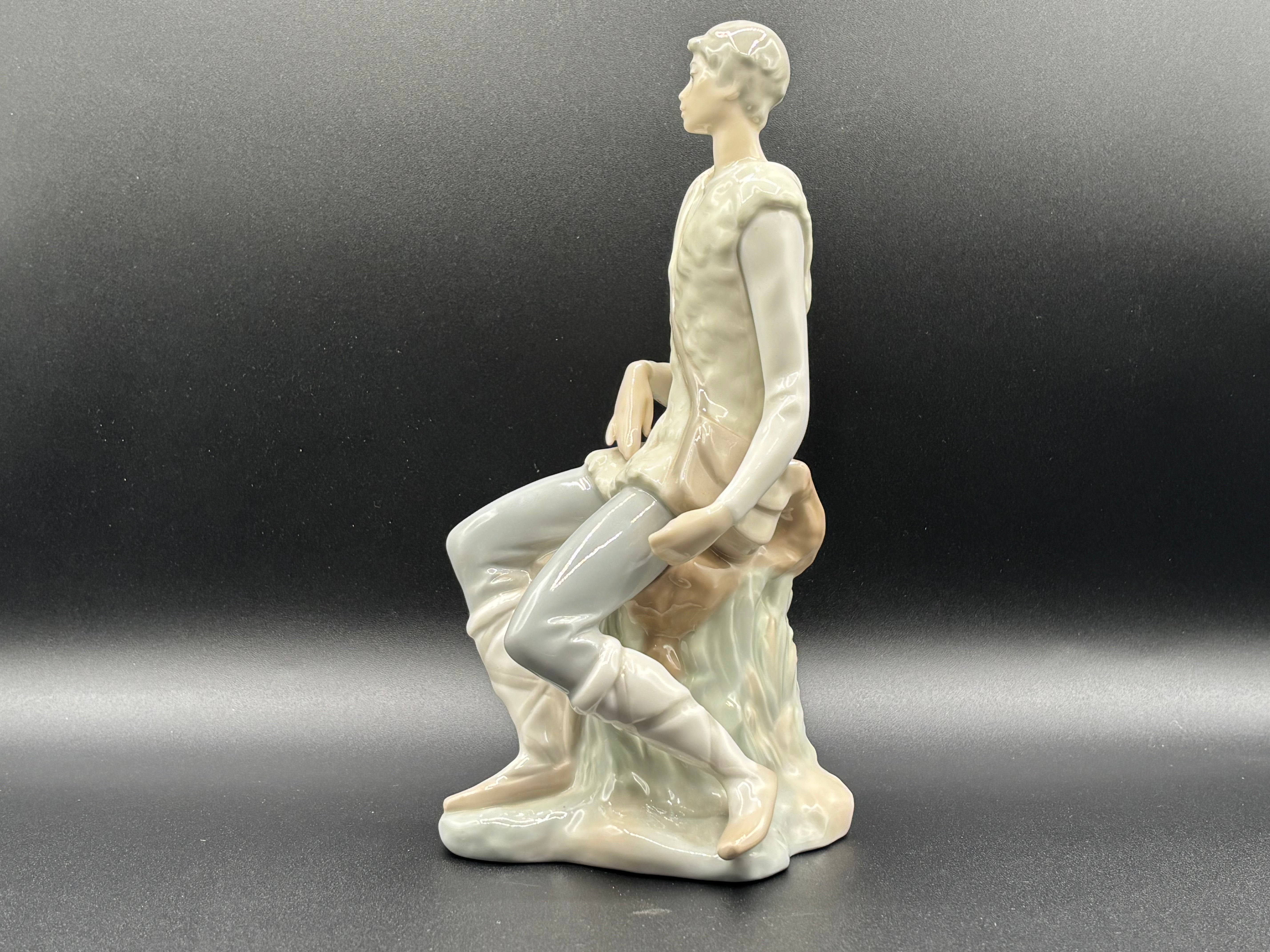 Llardro, 10 Inch  New Shepard Boy, 4577 Porcelain Figurine, 1983 Retired