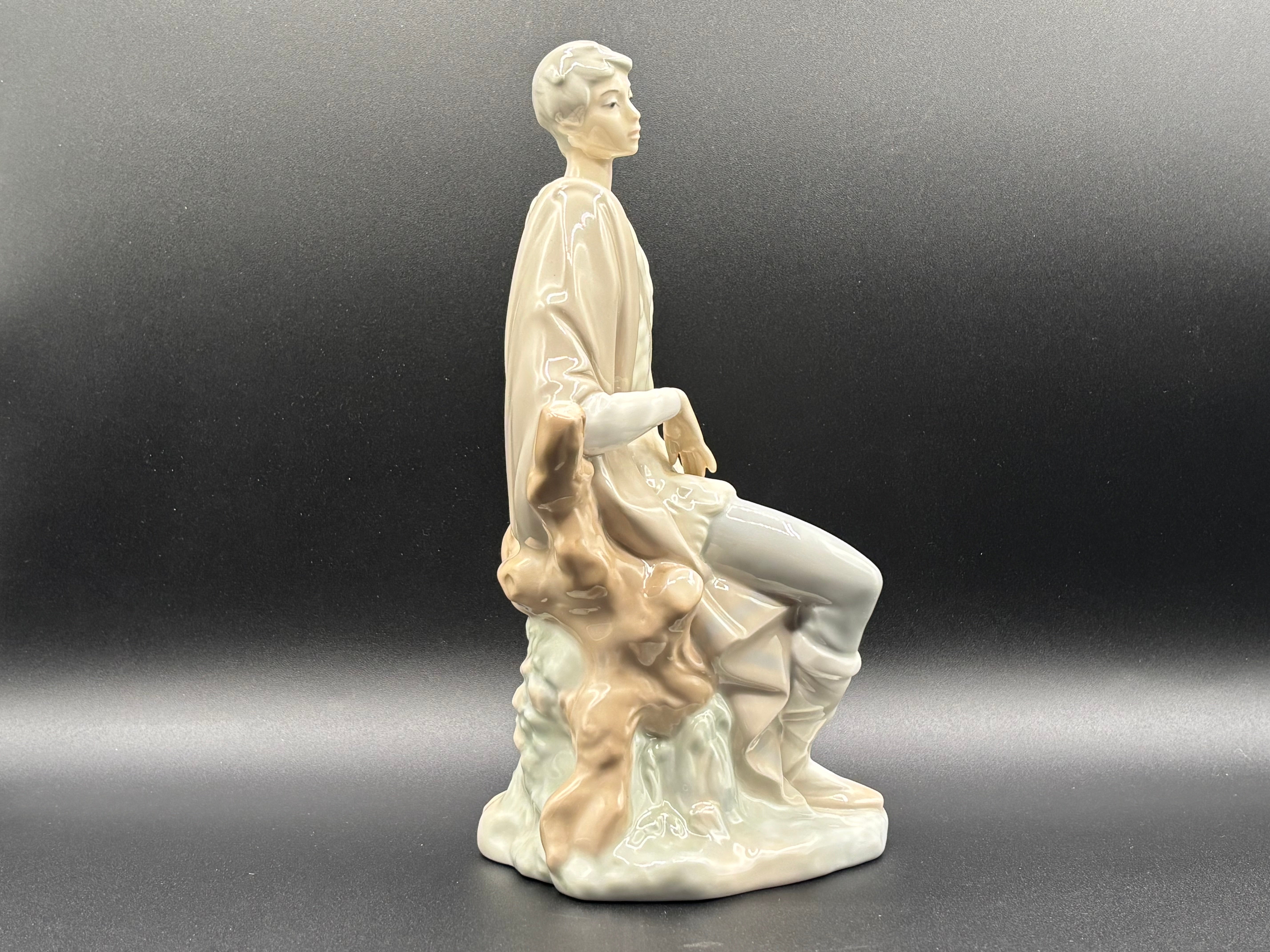 Llardro, 10 Inch  New Shepard Boy, 4577 Porcelain Figurine, 1983 Retired