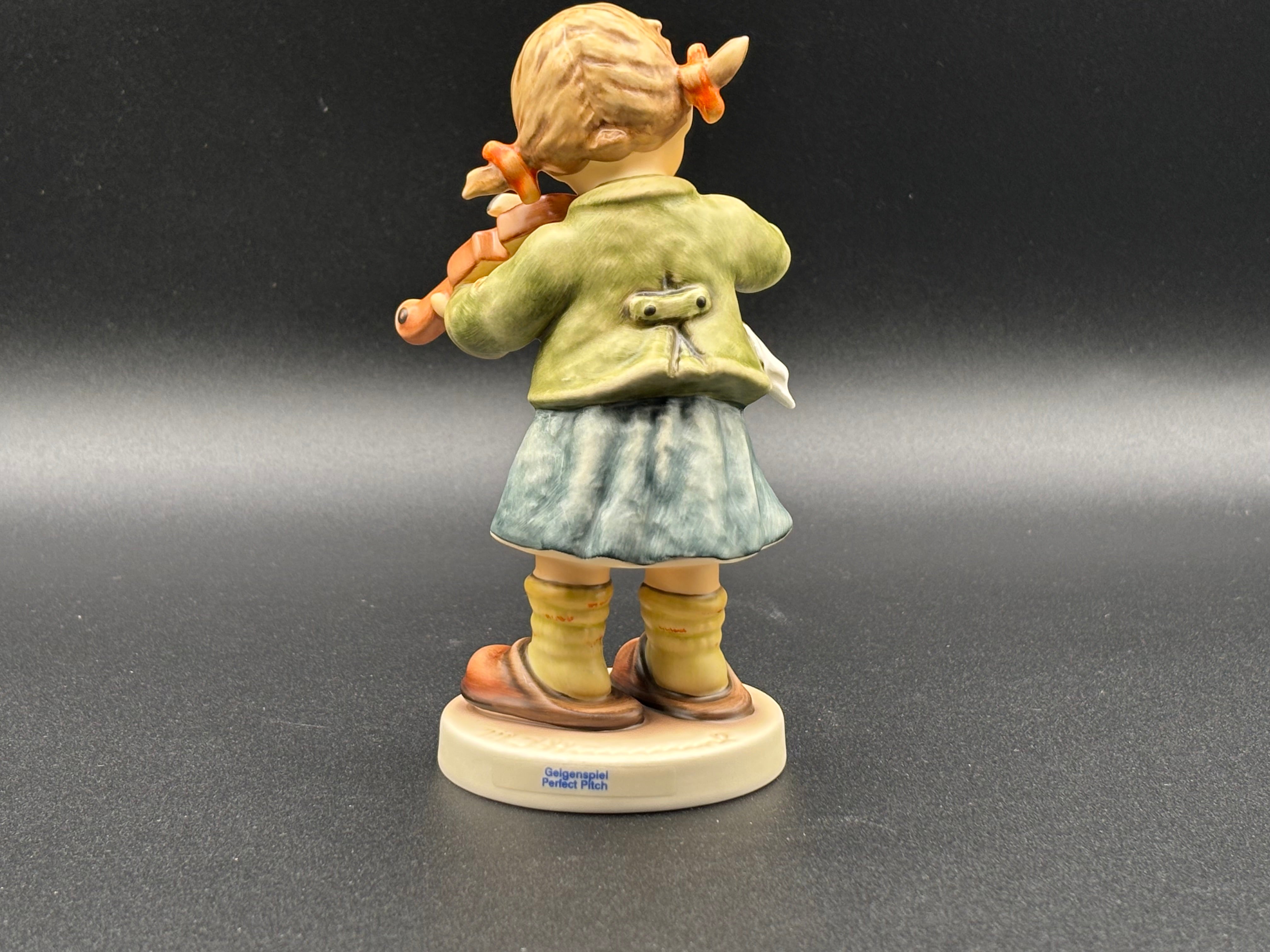 Hummel, Perfect Pitch, #2150/A, Goebel Ceramic Figurine, Vintage Used, 5 1/2 Height