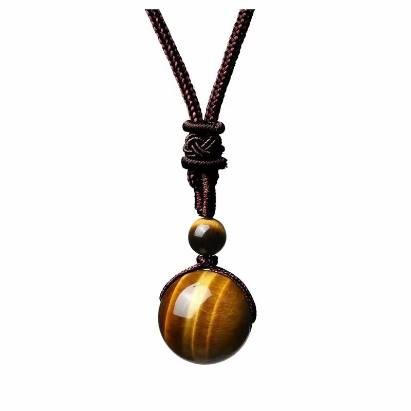 Stone, Tiger's Eye Pendant Necklaces, Assorted Gemstone Beads. Makes An Excellent  Gift For That Special Someone