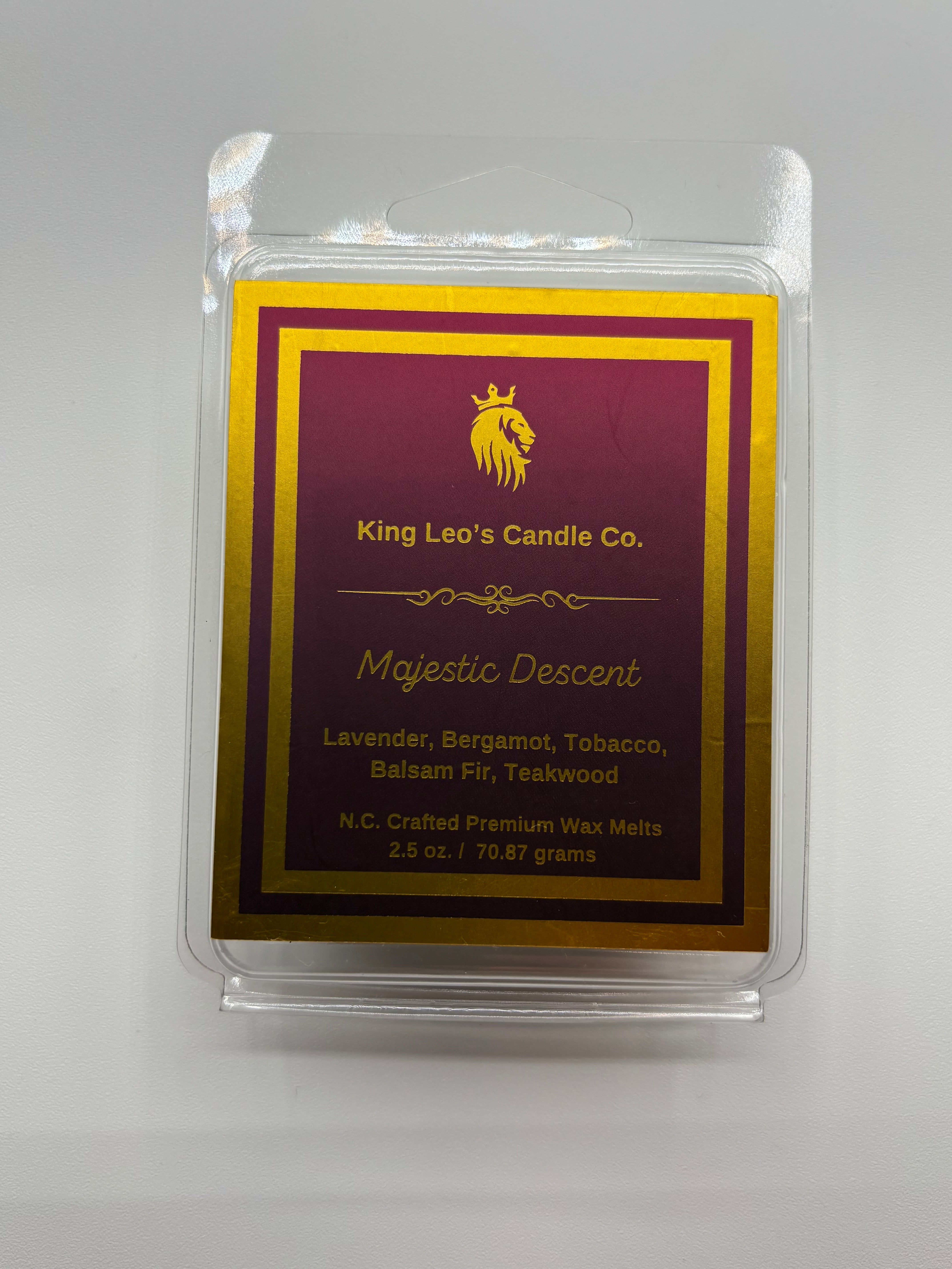 King Leo's, Majestic Descent, Premium Wax Melts