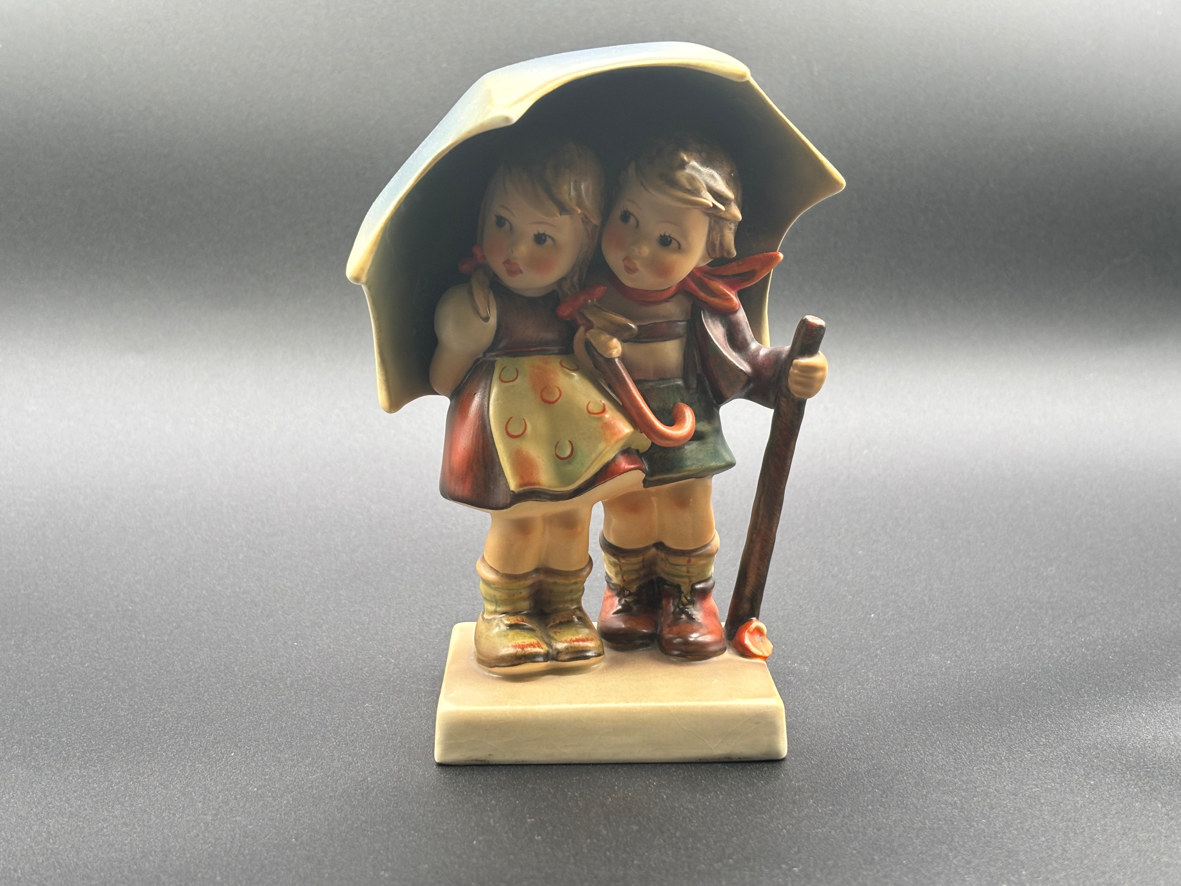 Hummel, Stormy Weather, HUM71, 6"H Figurine, Used, Vintage