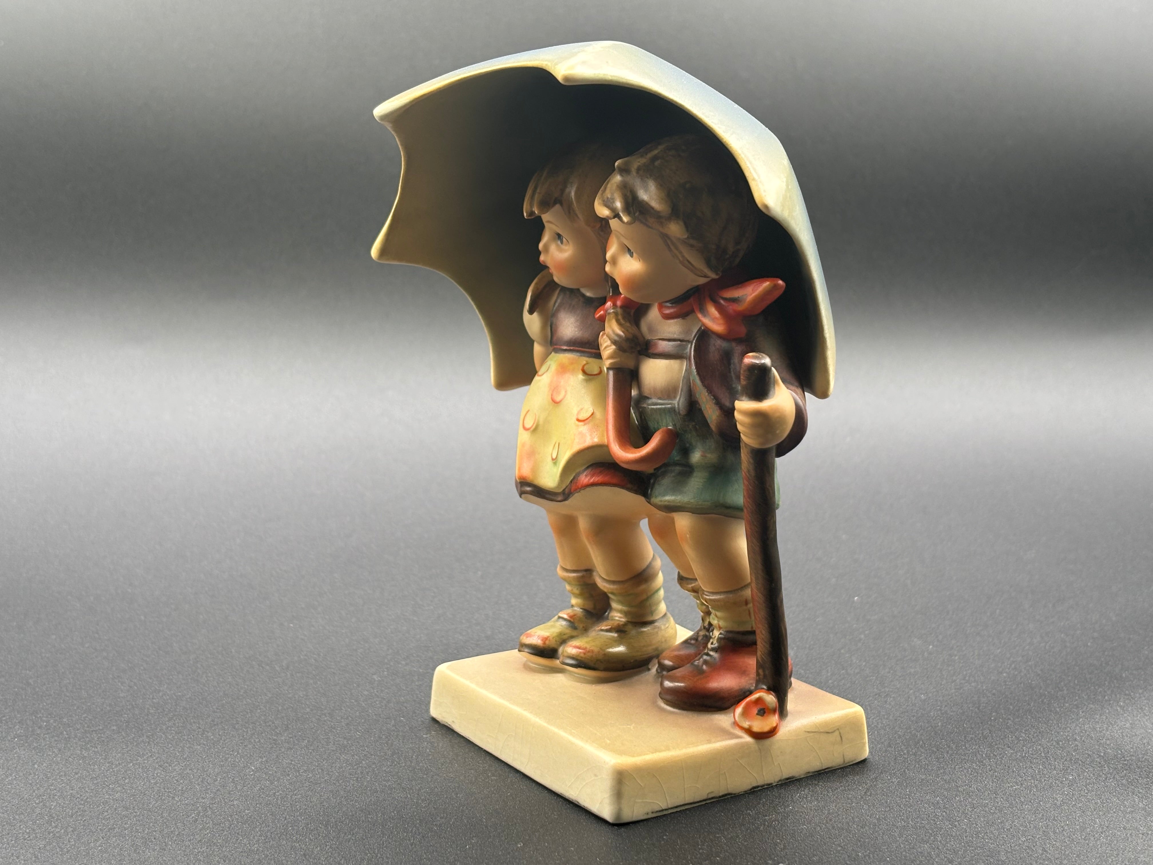 Hummel, Stormy Weather, HUM71, 6"H Figurine, Used, Vintage