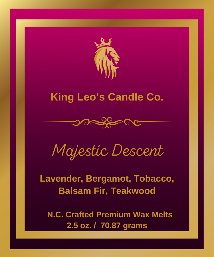 King Leo's, Majestic Descent, Premium Wax Melts