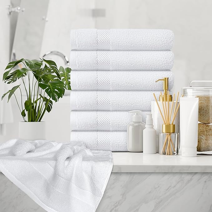 100% Cotton, 5 Star Luxury Hotel Bath Towel, Hand Towels, And Wash Cloths, 1x Wash Cloth, 1x Hand Towel, And 1x Bath Towel